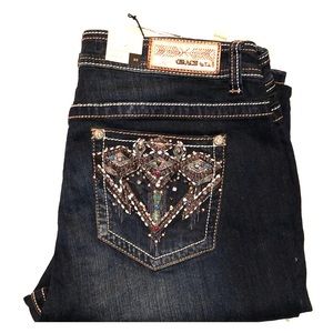 GRACE in LA Easy Fit size 33 NWT